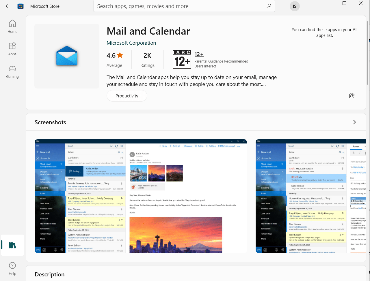 Si aucune mise à jour n'est disponible, fermez l'application Microsoft Store