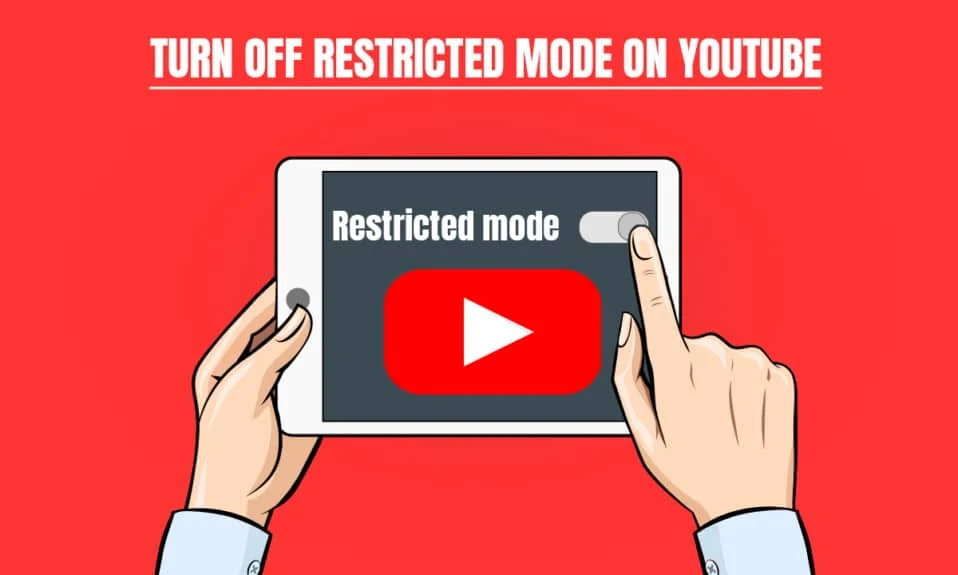 Como desativar o modo restrito no administrador de rede do YouTube