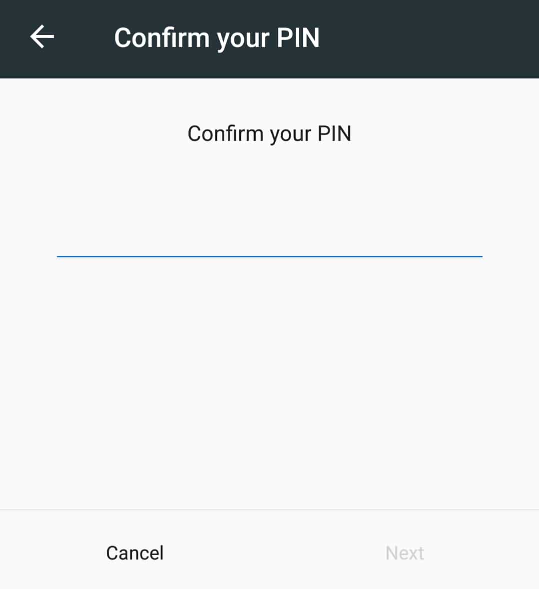 Confirma tu página pin. Arreglar videos de YouTube que no se reproducen en Android