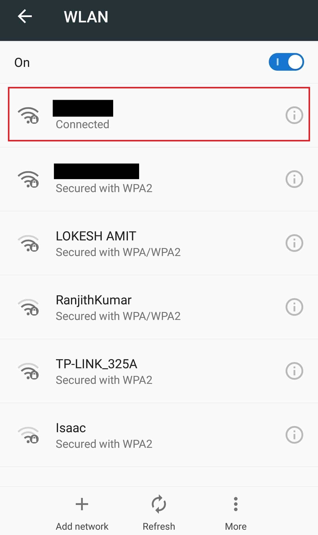 连接的 WiFi 网络。修复无法在 Android 上播放的 YouTube 视频