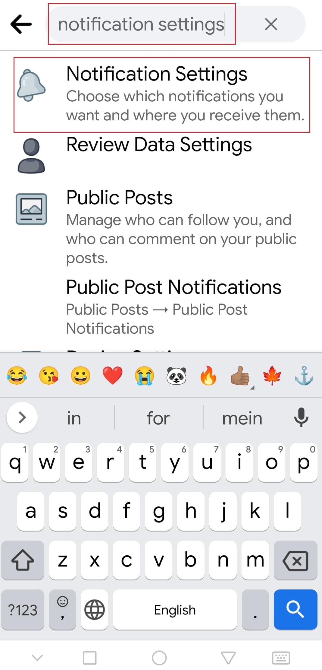 recherchez les paramètres de notification et appuyez dessus. Comment désactiver les notifications de la place de marché Facebook