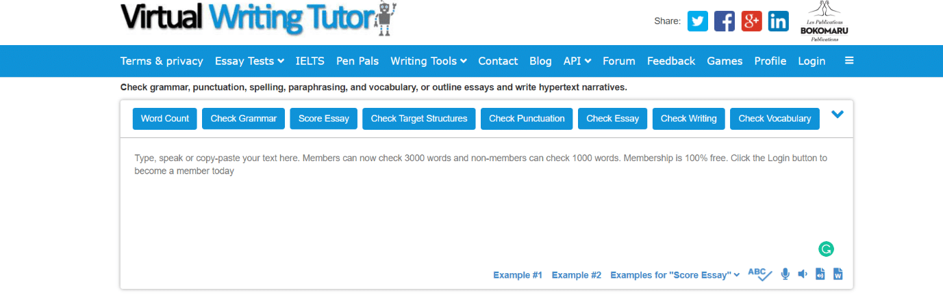 Tutor de Redação Virtual