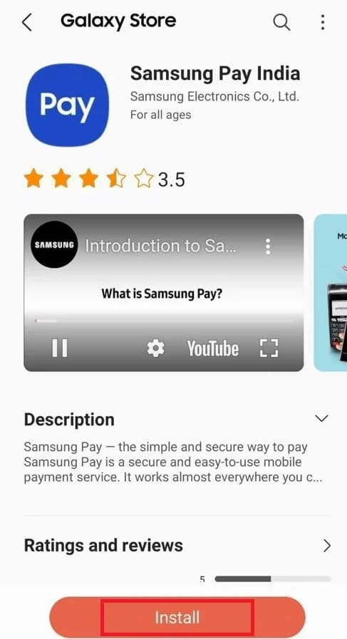 Téléchargez Samsung Pay depuis le Galaxy Store. Quels magasins acceptent Samsung Pay