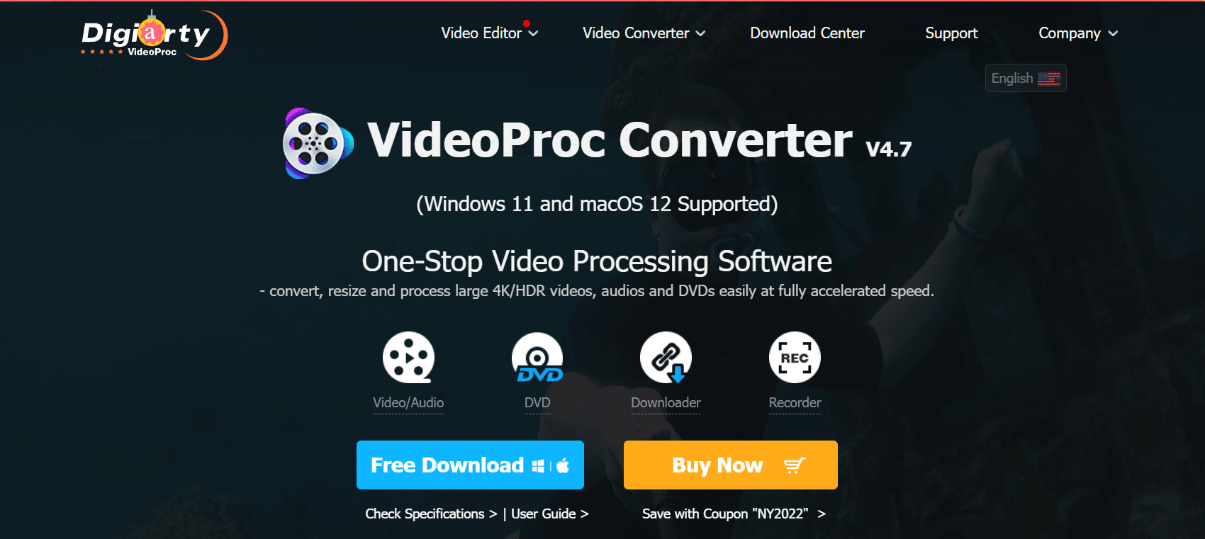 VideoProc | คอมเพรสเซอร์ mp4 ที่ดีที่สุด