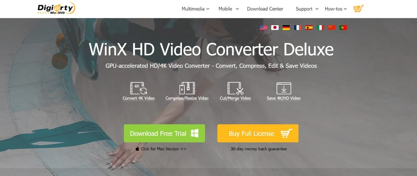 Convertisseur vidéo WinX HD Deluxe