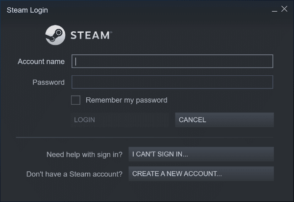 Una volta completata l'installazione, accedi con le tue credenziali di Steam. Risolto l'errore del servizio Steam