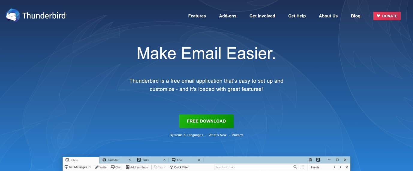 Mozilla Thunderbird | alternatif Outlook gratis untuk Windows 10