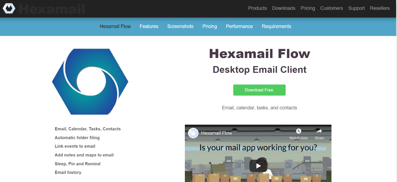 Hexamail 流程 | Windows 10 的免费 Outlook 替代品