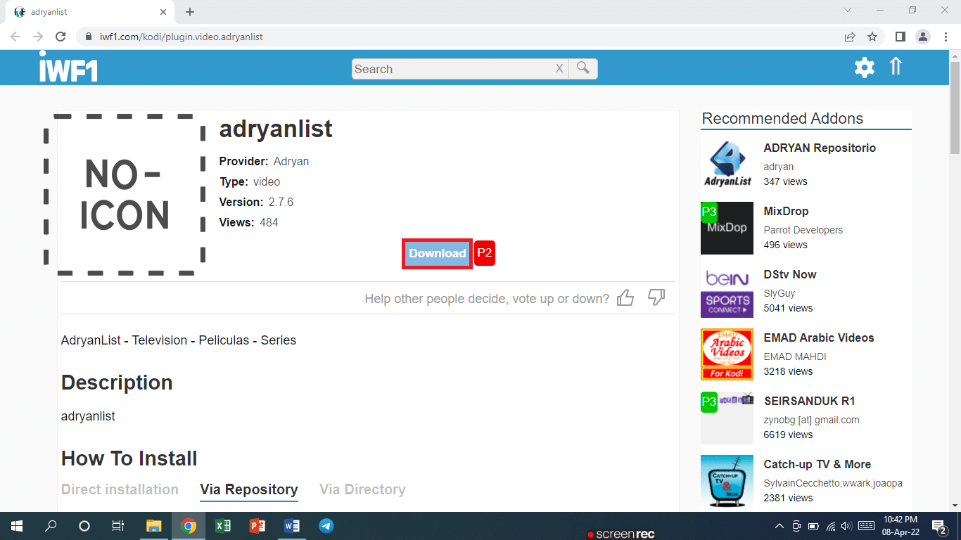 Adryanslist. كيفية مشاهدة الافلام الاسبانية على Kodi