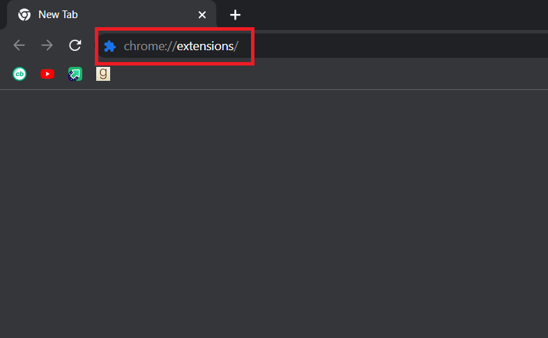 Endereço para acessar extensões no Goole Chrome