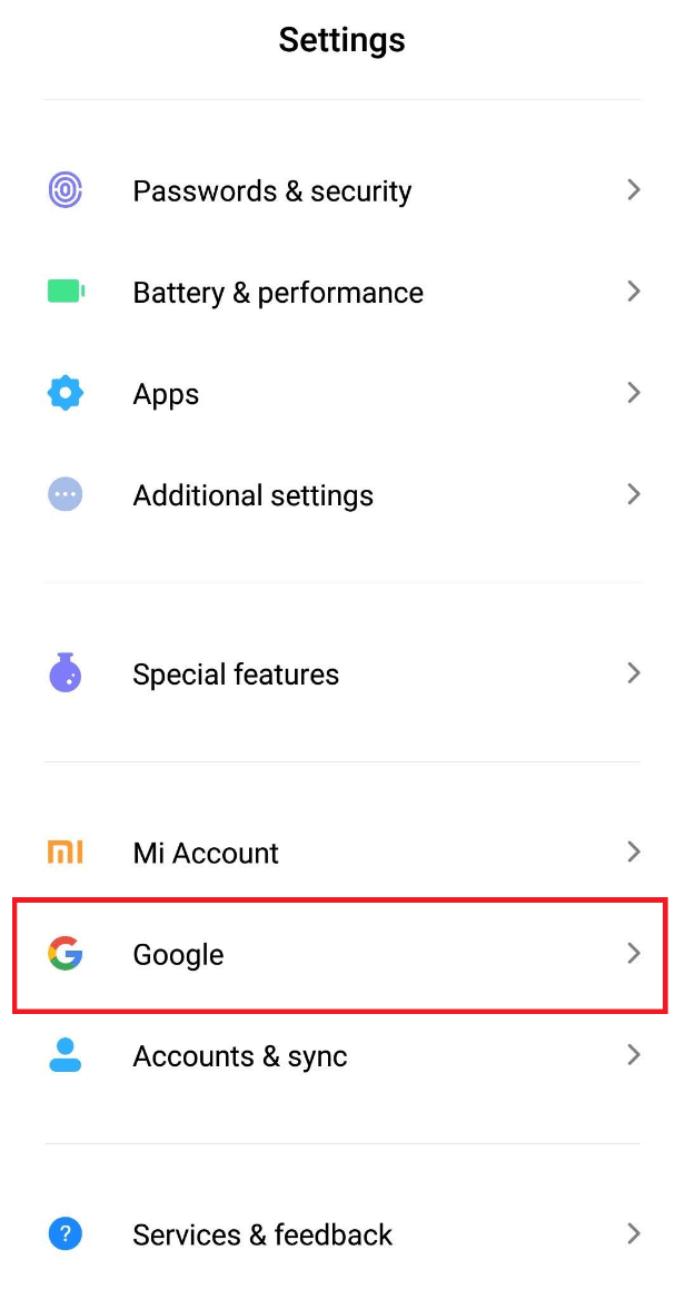 Toca Google de la lista. Cómo comprobar si alguien está espiando tu teléfono