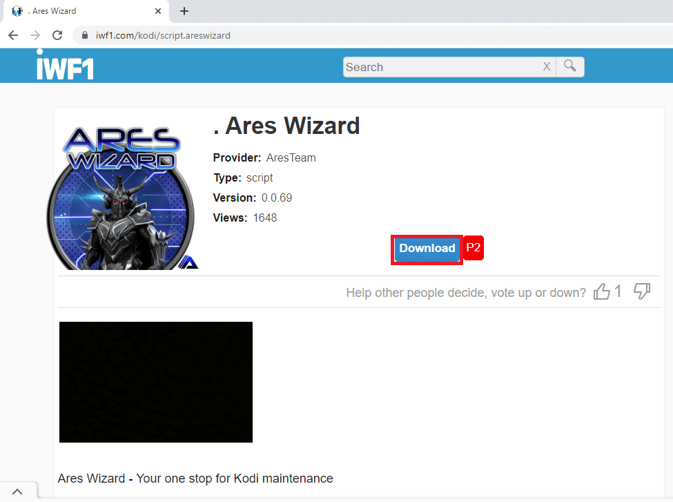 instal wizard Ares