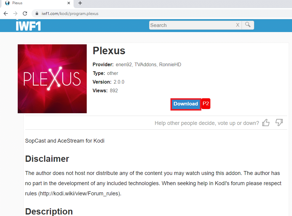 Plexus. Meilleurs add-ons de films mexicains Kodi