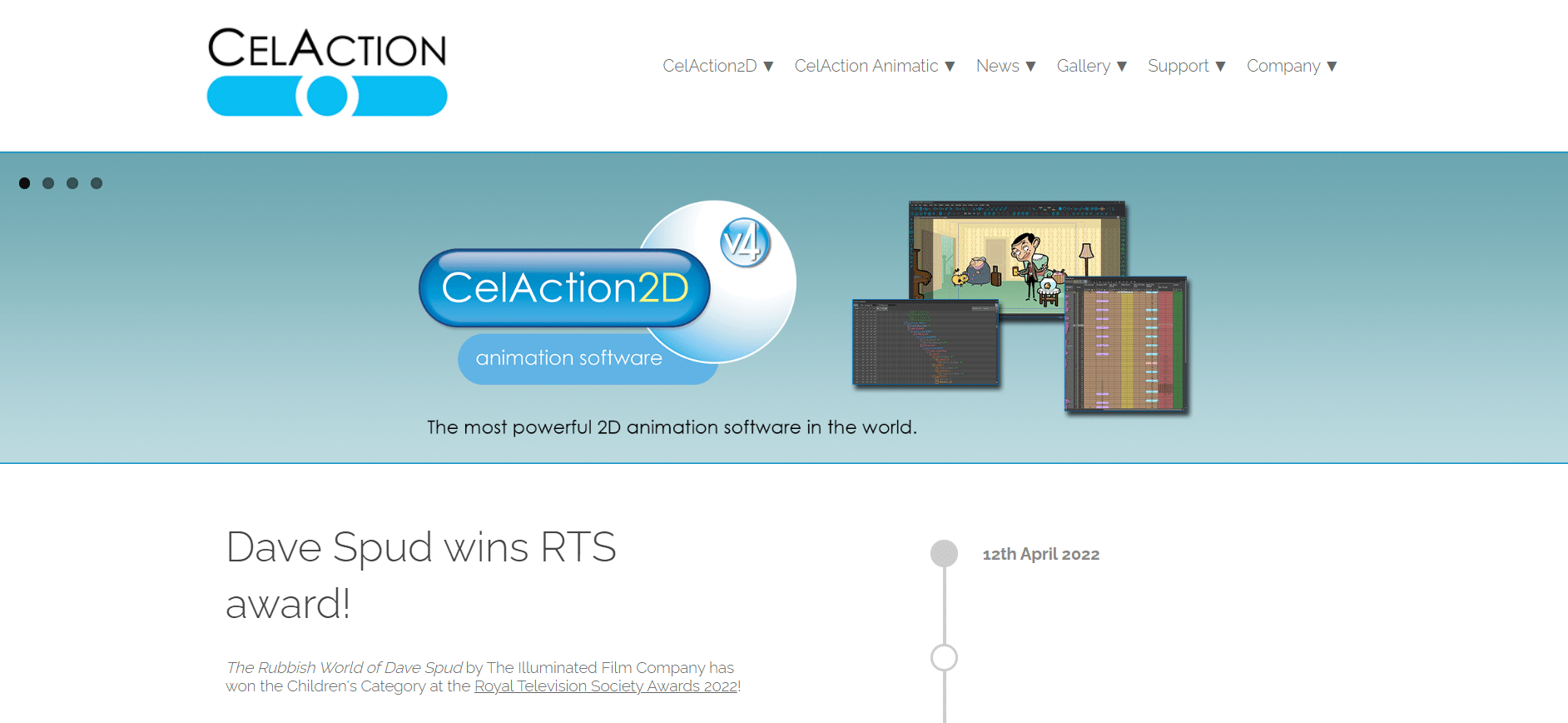 Calaction 2D. Cel mai bun software de animație 2D gratuit