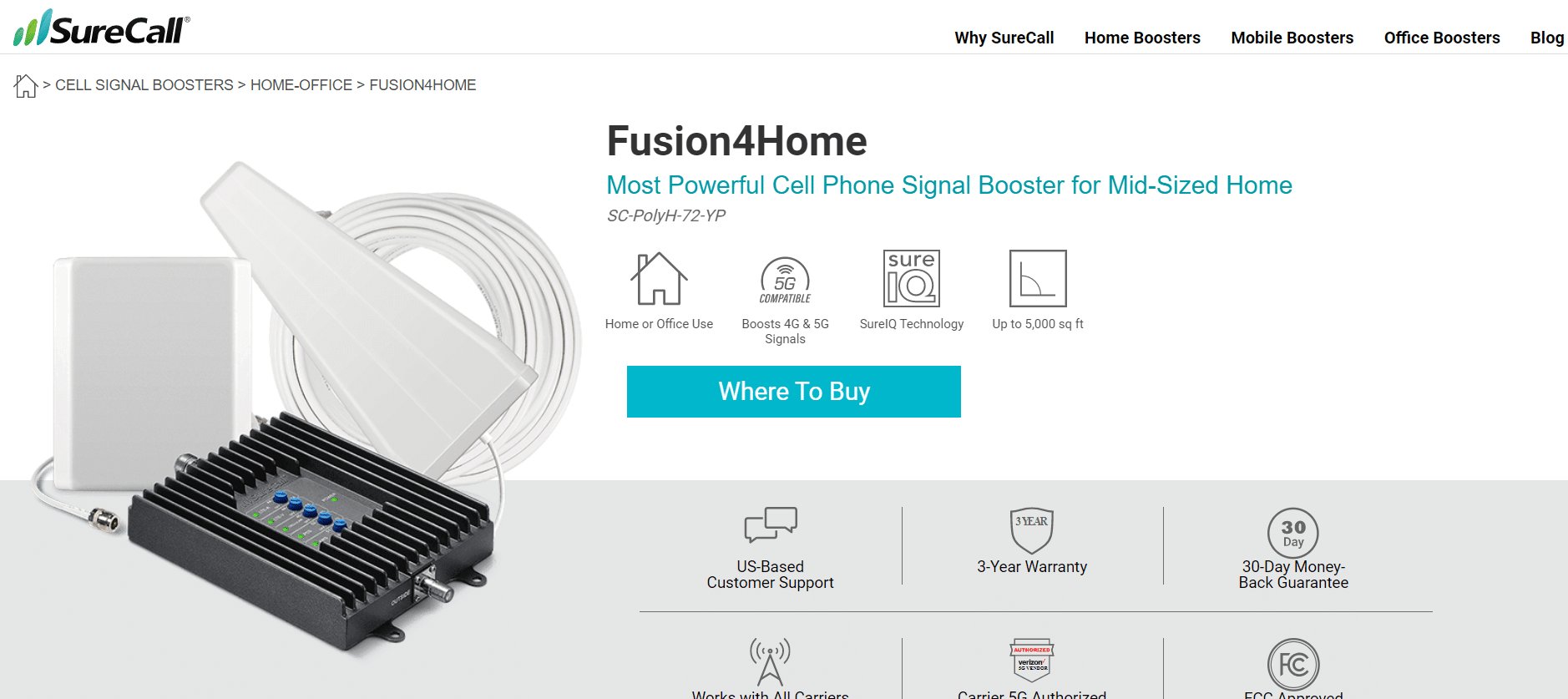 SureCall Fusion4Home