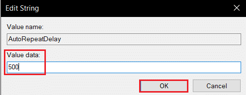 autorepeatdelay文字列値データを500に編集します