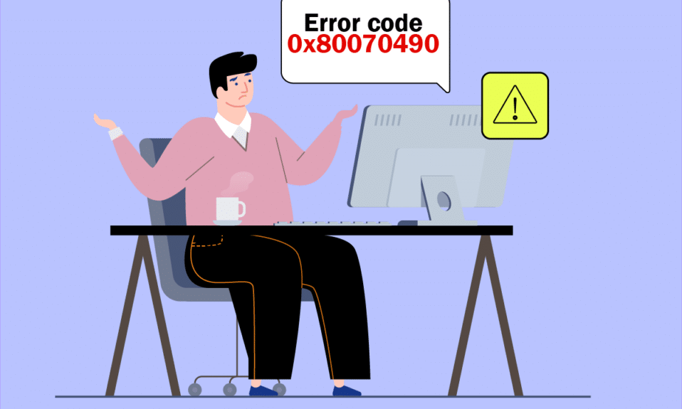 Correggi il codice di errore 0x80070490 in Windows 10
