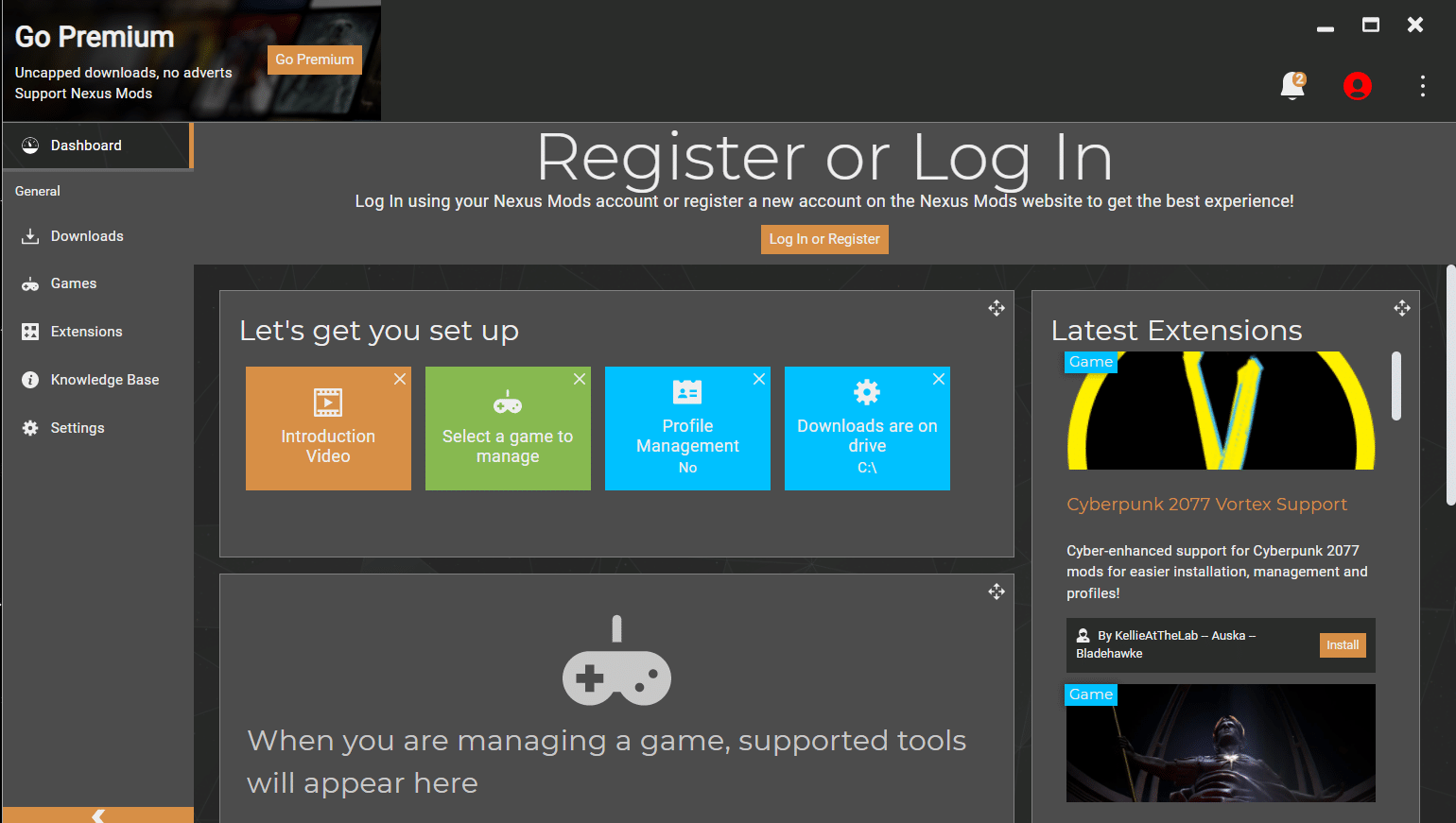 โปรแกรม Nexus Mode Manager NMM vortex