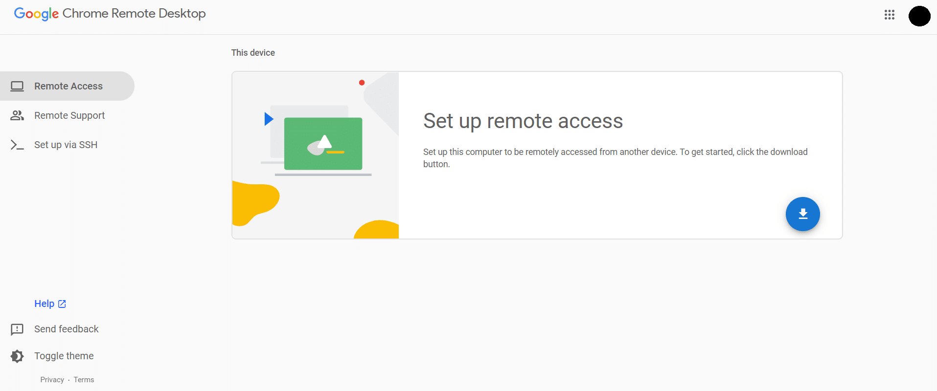 Chrome Remote Desktop