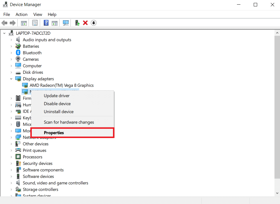 Haga clic derecho en su dispositivo Wi-Fi. Haga clic en Propiedades