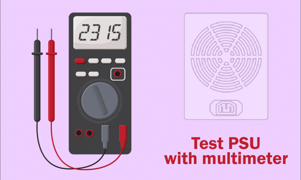 Cara Menguji PSU dengan Multimeter