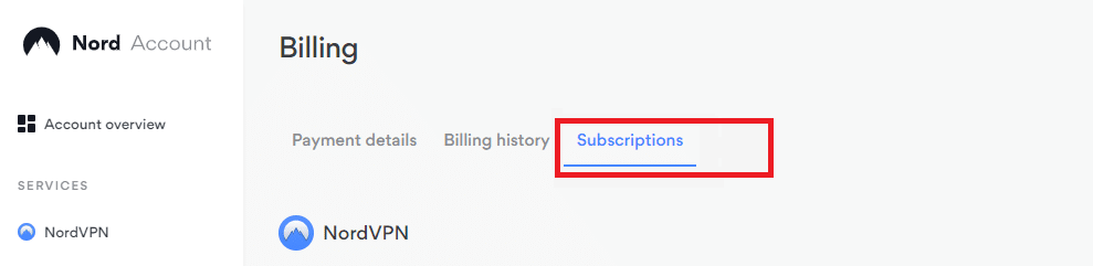 Перейдите на вкладку Подписки. Как получить бесплатную учетную запись NordVPN