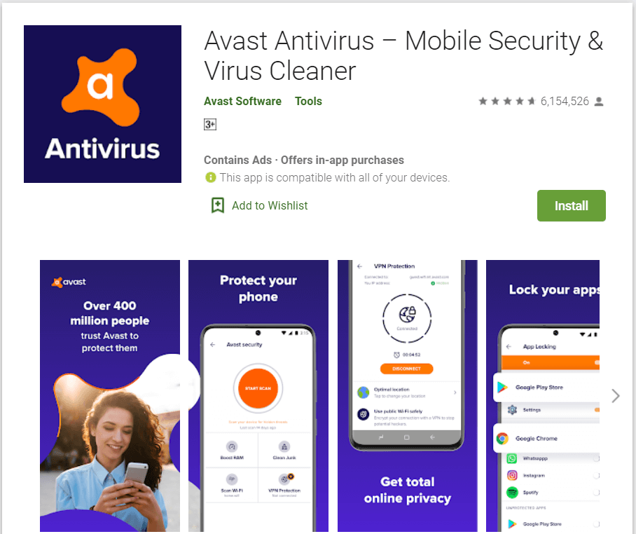 Avast 殺毒軟件