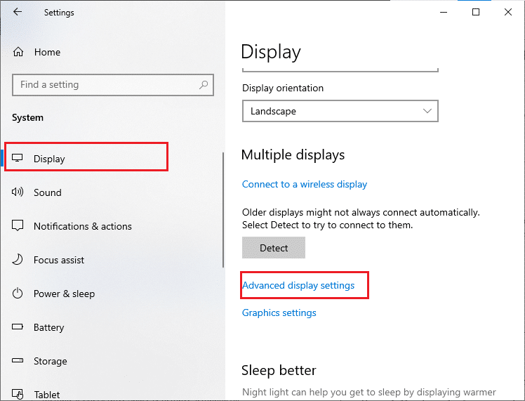 configuración de pantalla avanzada