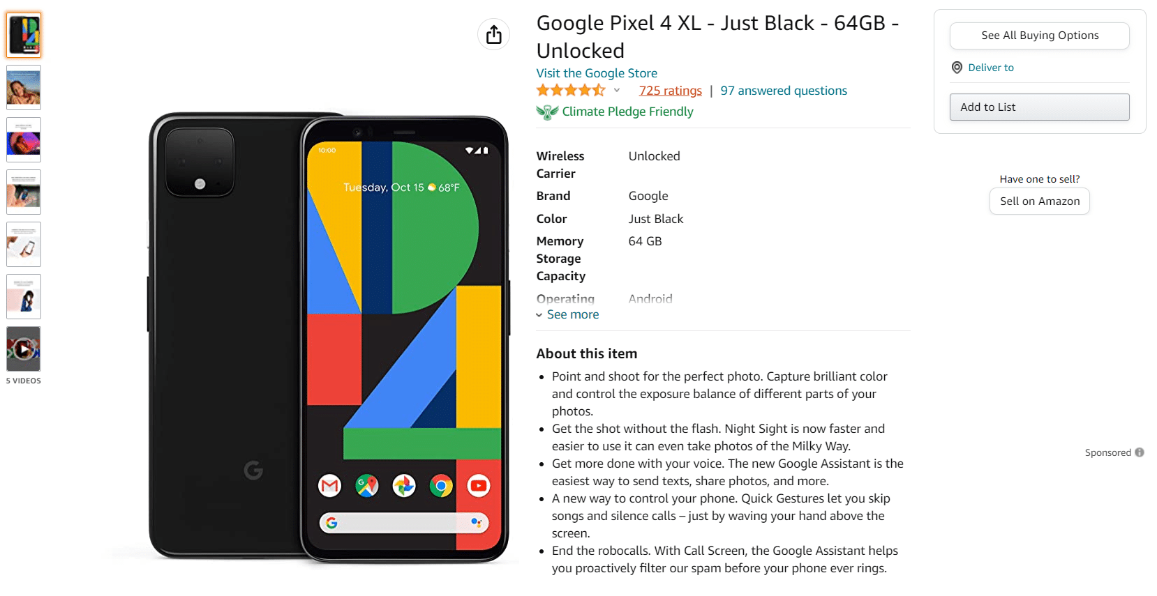 Google Pixel 4XL