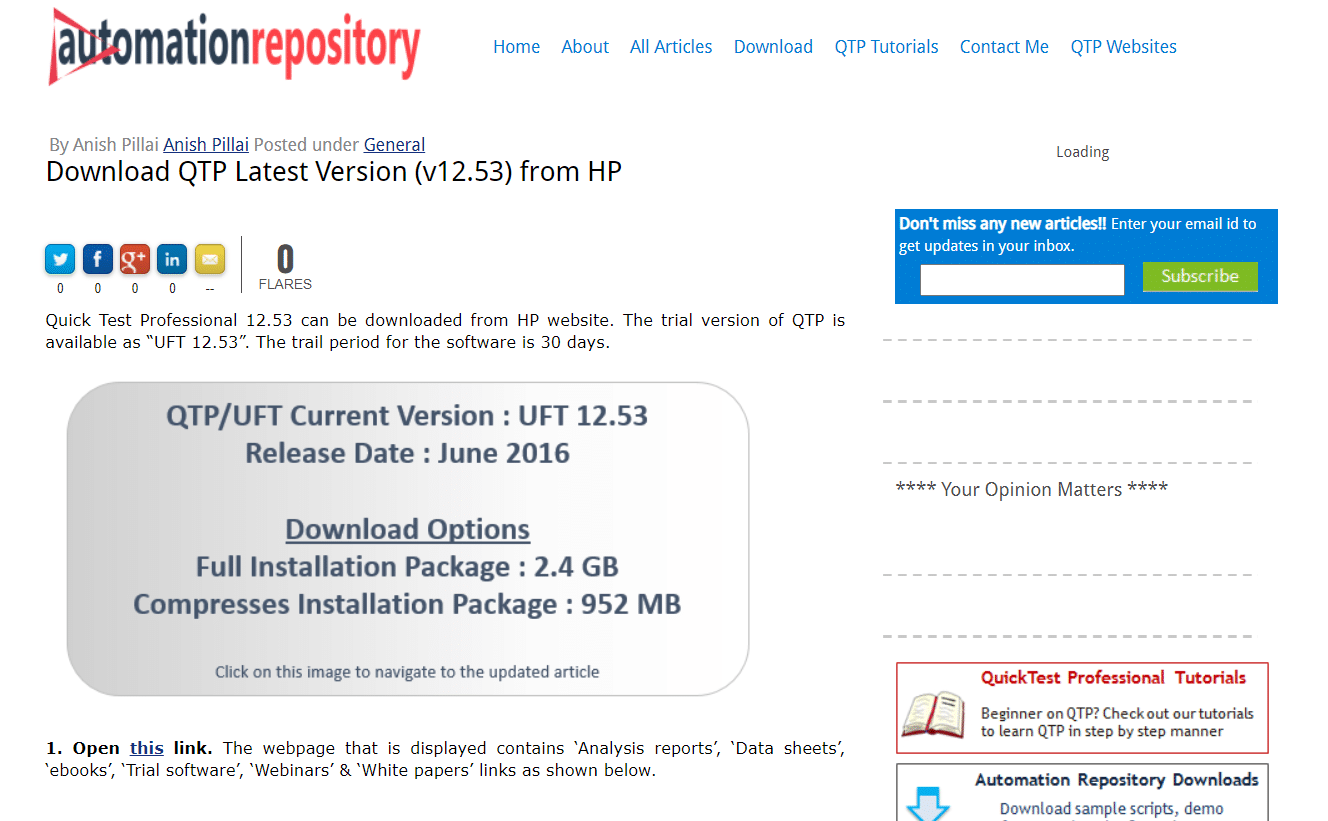 QTP。前 34 名最佳 Web 測試工具