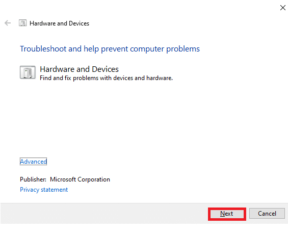 硬件和設備疑難解答。修復 Windows 10 中的所有相機都是 Reserver 錯誤 0xA00f4288