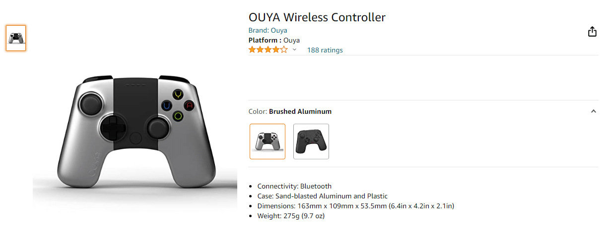 Ouya Anthracite site amazonien