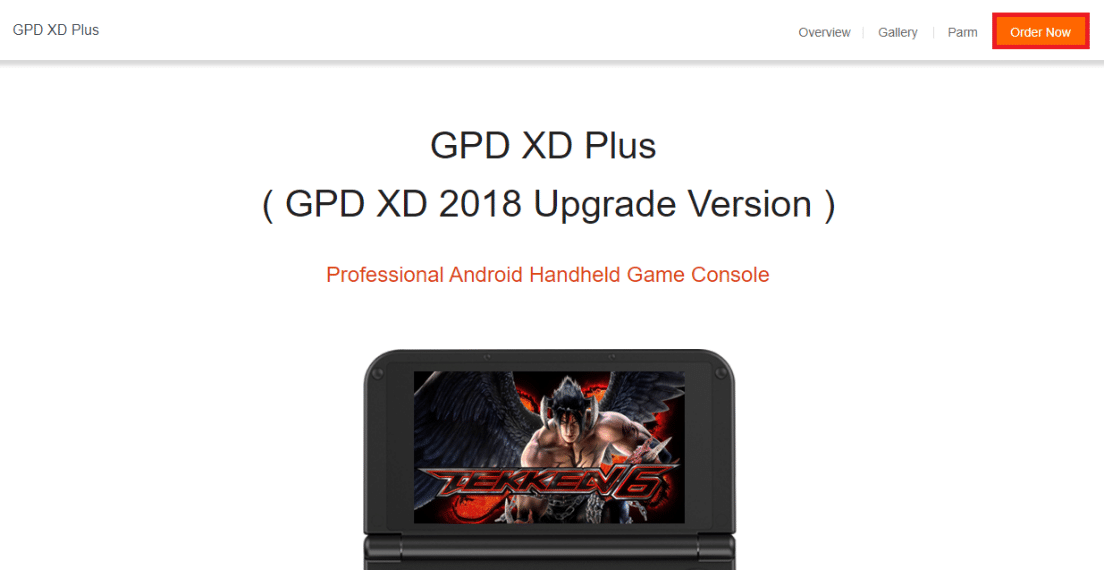 LANRUO GPD XD. Meilleure console de jeu Android