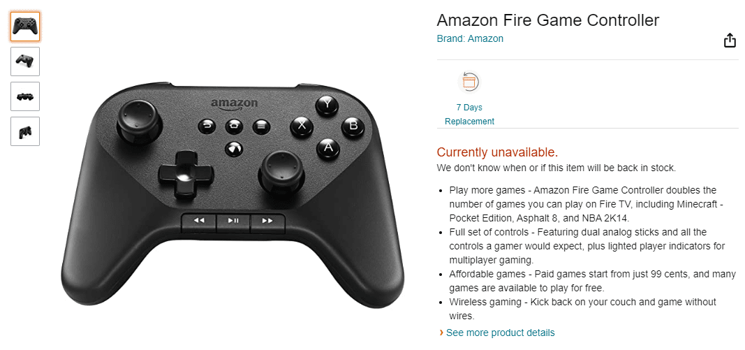 Console de jeu Fire TV