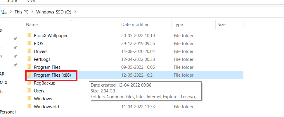 โปรแกรม ไฟล์ x86