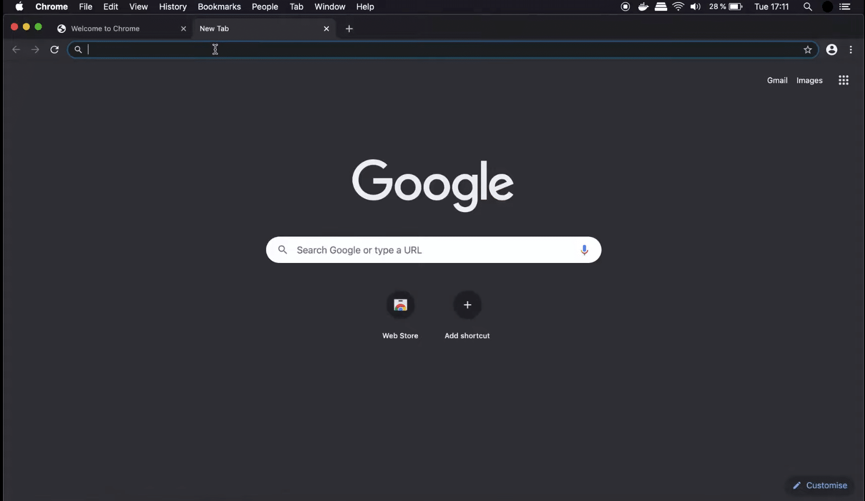 google chrome no mac