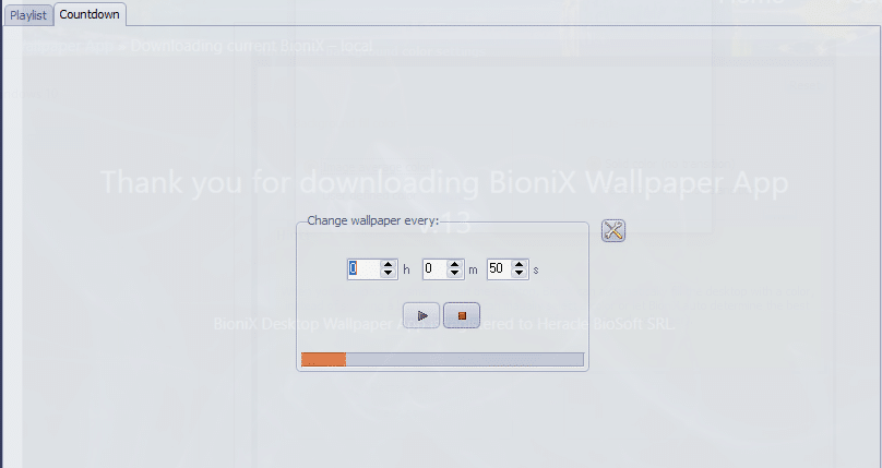 您可以在 BoniX 中设置特定时间的 GIF 桌面背景