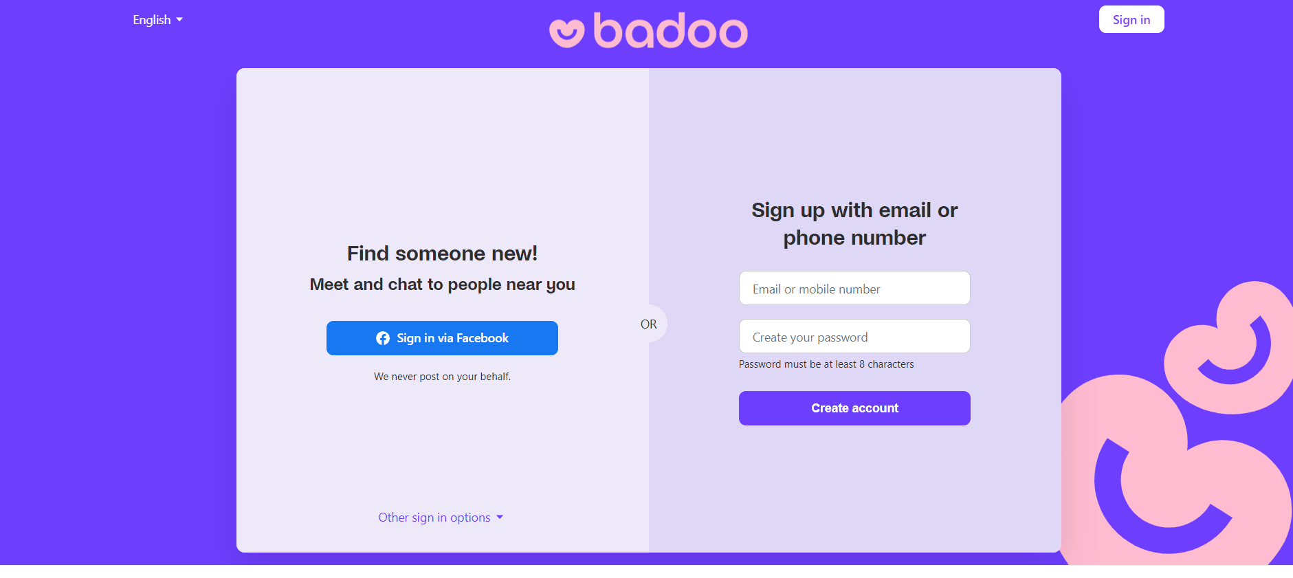 坏蛋。如何删除 Badoo 帐户