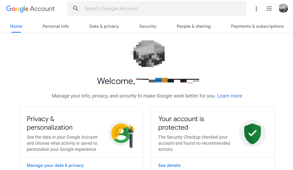 Page d'accueil du compte Google | Pouvez-vous accéder à votre ancien compte Myspace