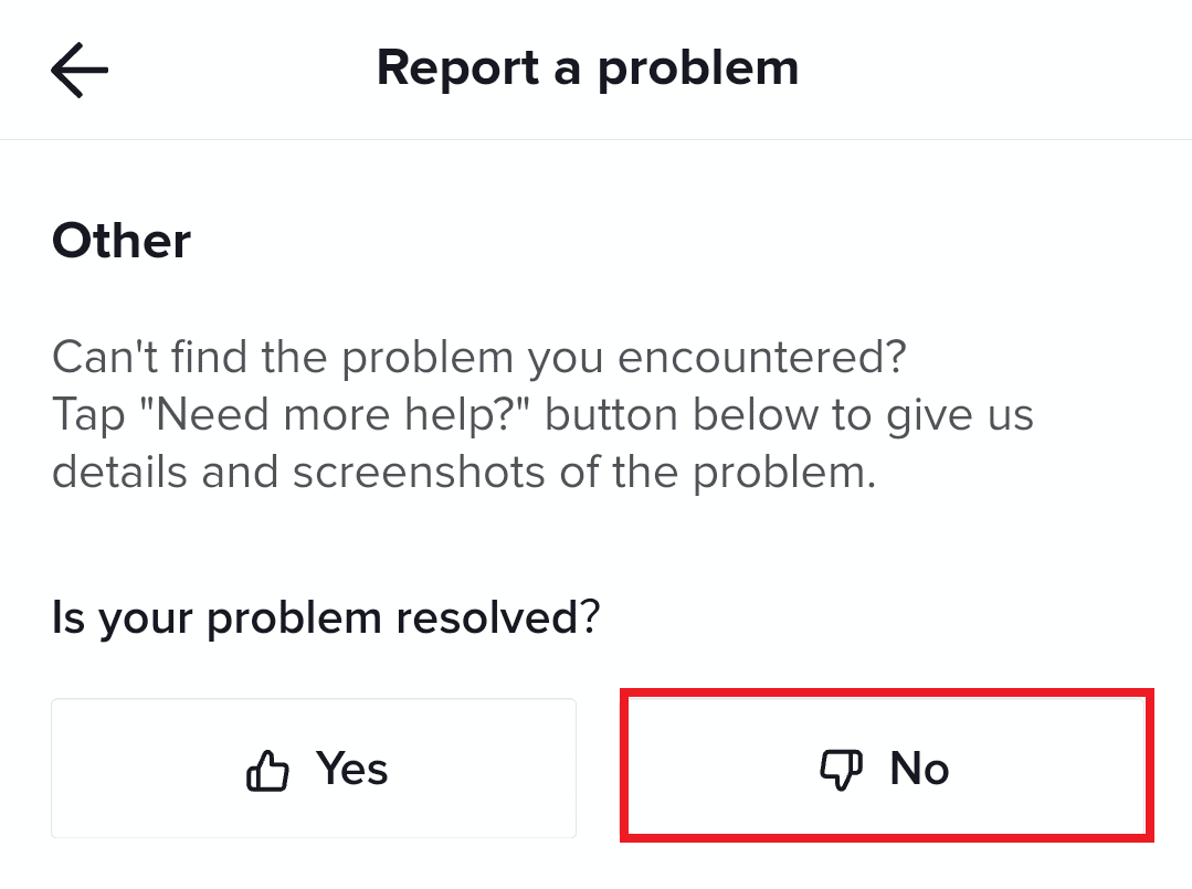 點擊“否”來說明您的問題是否已解決？如何在 TikTok 上更改您的號碼