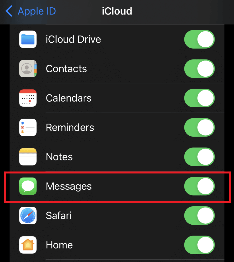 從 iCloud 備份恢復已刪除的 iMessage。