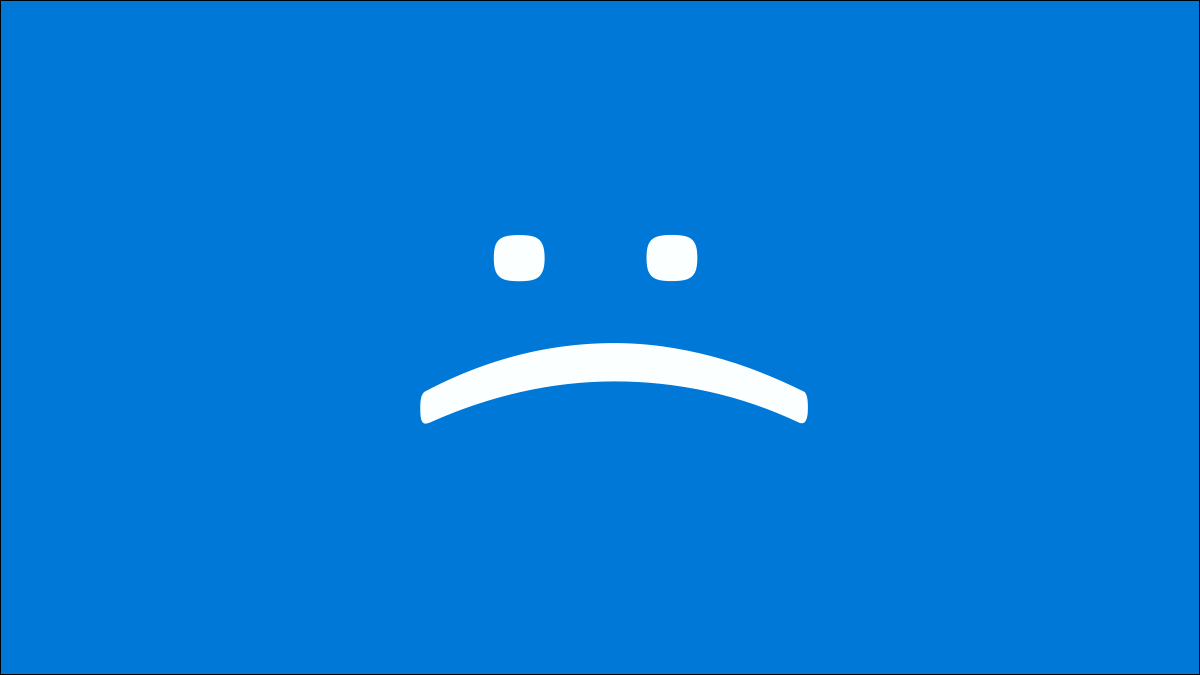 可悲的 windows BSOD 標頭。