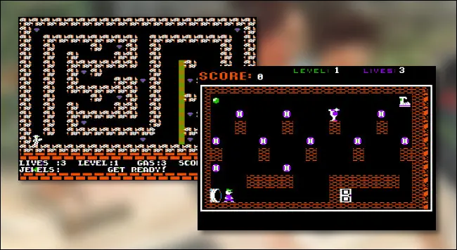 Deux des jeux Apple II de John Romero des années 1980.