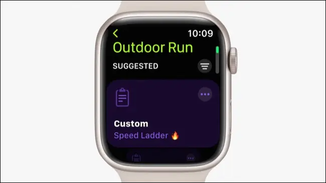 watchOS 9 自定義鍛煉