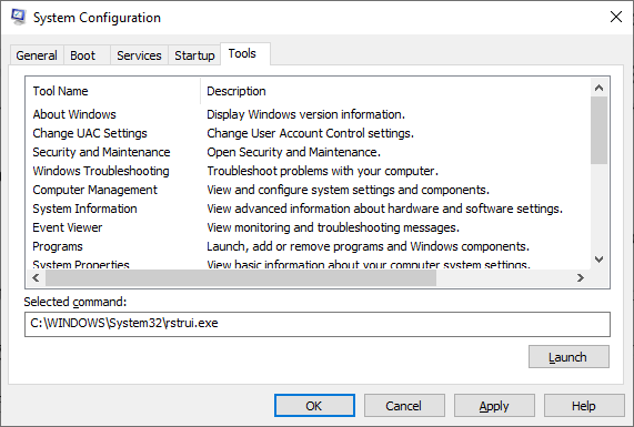 これらのタブは、PCでのさまざまな操作を最適化するのに役立ちます