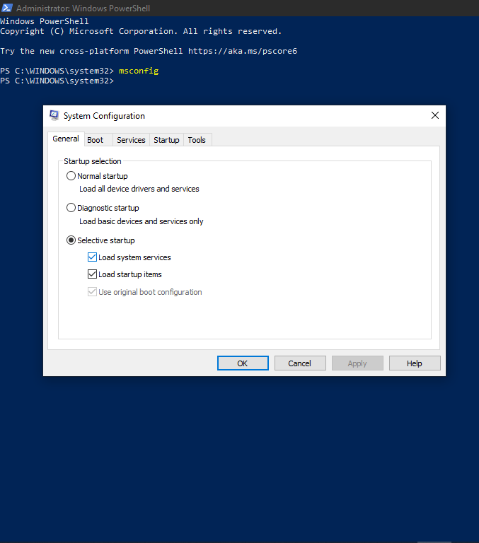 Use la combinación de teclas de Windows + S para buscar "PowerShell".