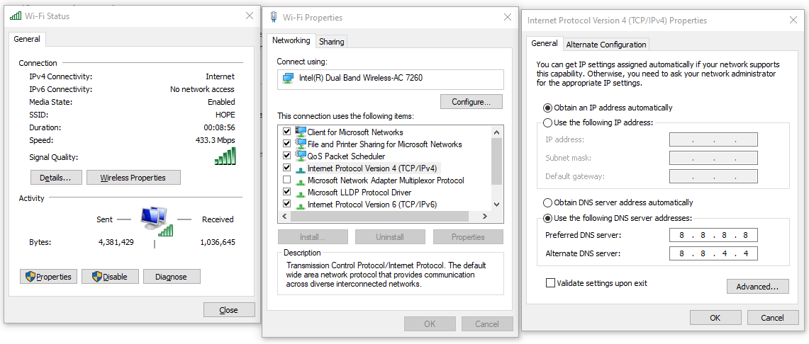 Schimbați configurațiile DNS pentru a accelera lucrurile