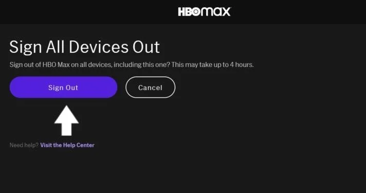 重新登錄您的 HBO Max 帳戶