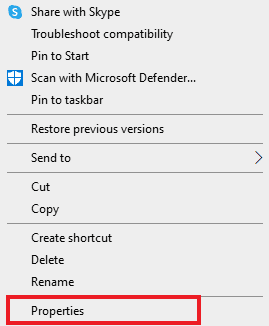 Cliquez sur propriétés. Correction de l'erreur VPN Hamachi dans Windows 10