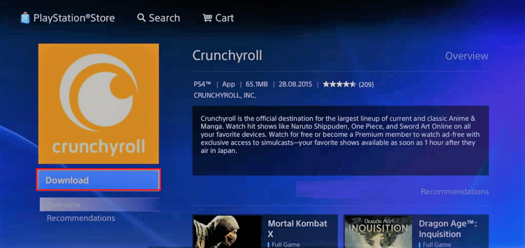 Baixar crunchyroll no playstation. Melhores maneiras de ativar o Crunchyroll em qualquer dispositivo